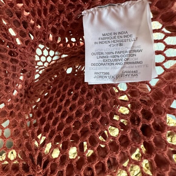 Madewell The Straw Catania Tote Bag Sweet Dahlia NWT - Picture 12 of 16